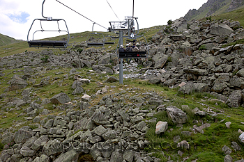 chair lift to top of Tourmalet