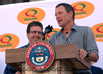 Lance Armstrong and Davis Phinney