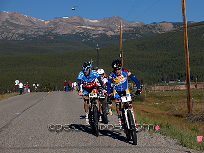 Race leaders at Halfmoon Road