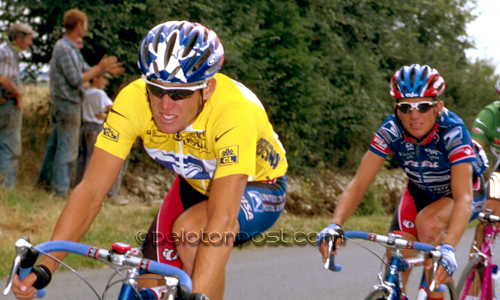 Armstrong & Hamitlon racing 1999 Tour de France