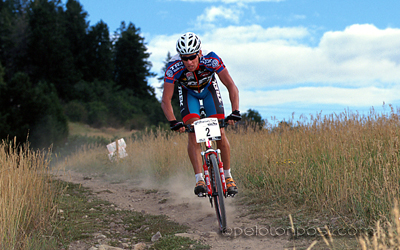 Lance Armstrong Mountain Biking in Steamboat