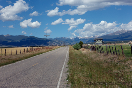 Heading out of Salida towards Monarch Pass