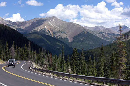 View atop Monarch Pass