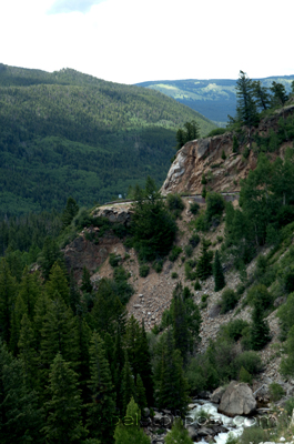 Downhill on Independence Pass