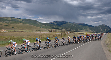 Peloton heading into Crested Butte