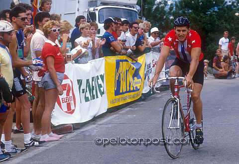 davis Phinney finished the Flagstaff TT at the 1984 Coors Classic