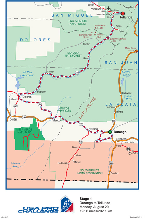 2012 UPCC Stage 1 Map