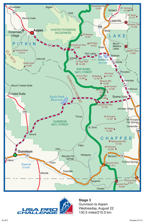 2012 UPCC Stage 3 Map