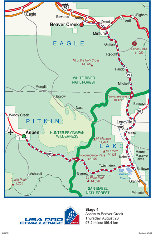 2012 UPCC Stage 4 Map