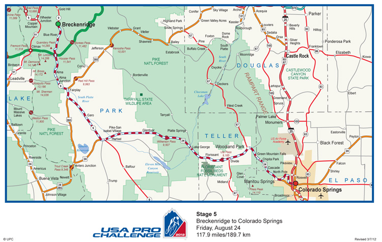 2012 UPCC Stage 5 Map