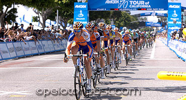 Peloton charging in LA