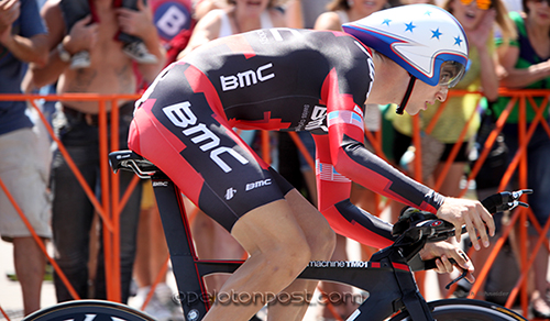 Taylor Phinney won the time trial in Denver