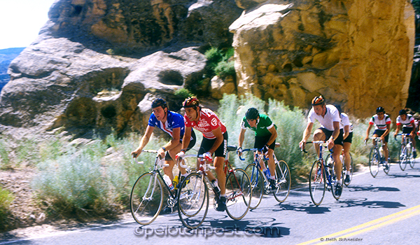 Rogers, Shapiro racing Colorado National Monument in 1984