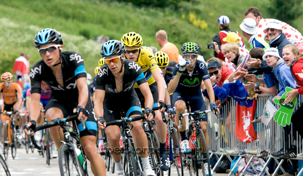 Froome and Team Sky controlling the race