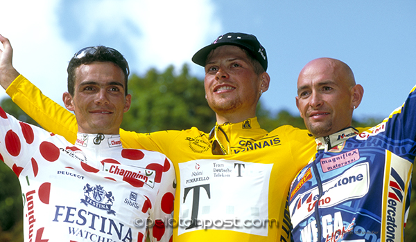 Virenque, Ullrich, Pantani 1996 Tour