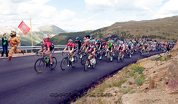 Peloton on Independence Pass