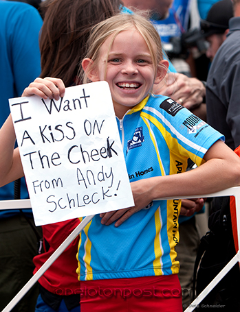 Young Andy Schleck fan